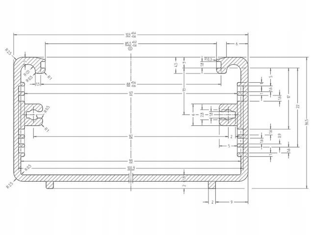 MONACOR AH-102/SW Obudowa uniwersalna Producent Monacor