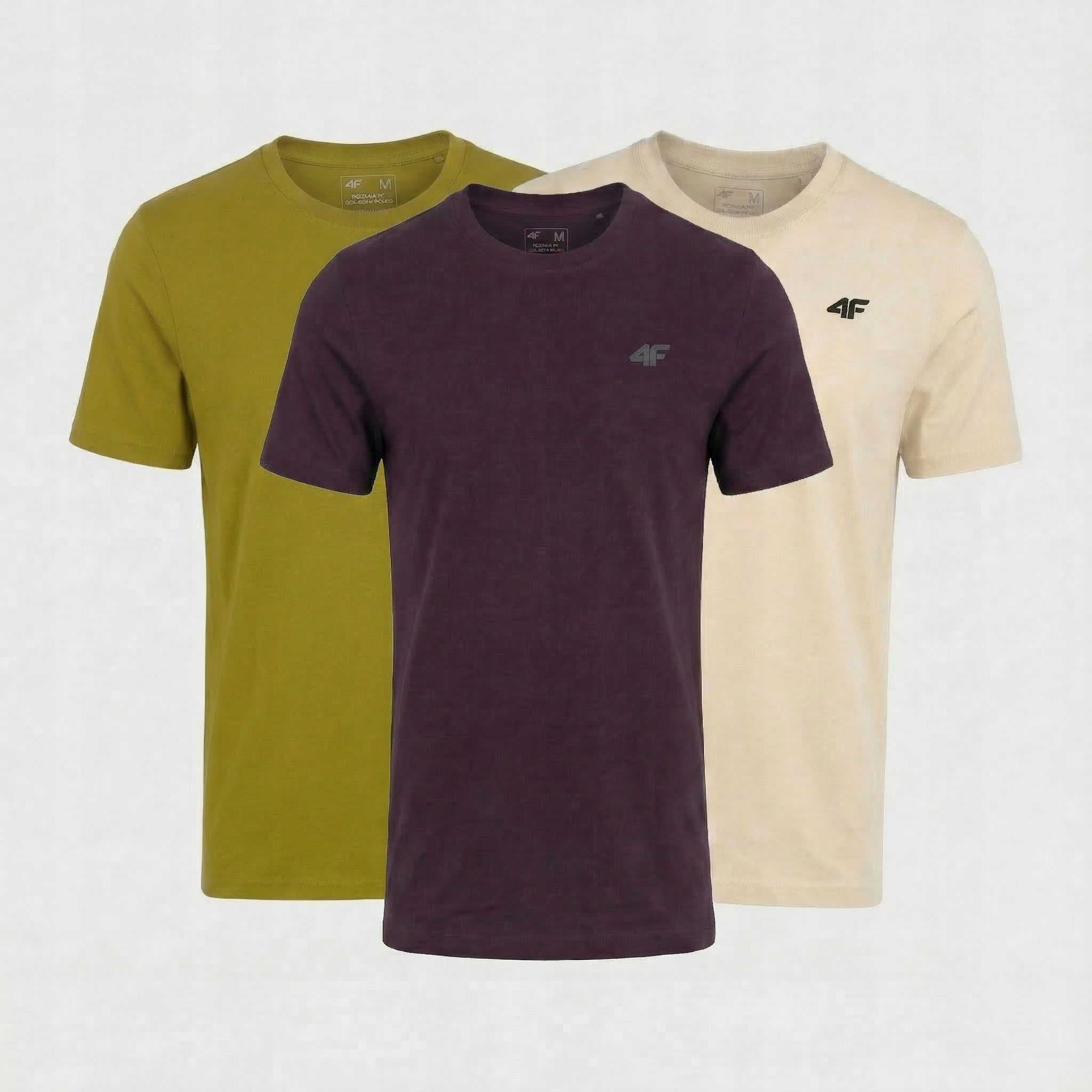 Tričko Pánské Limitované 4F Tričko Komplet Set 3 Kusů M M3948 SS26