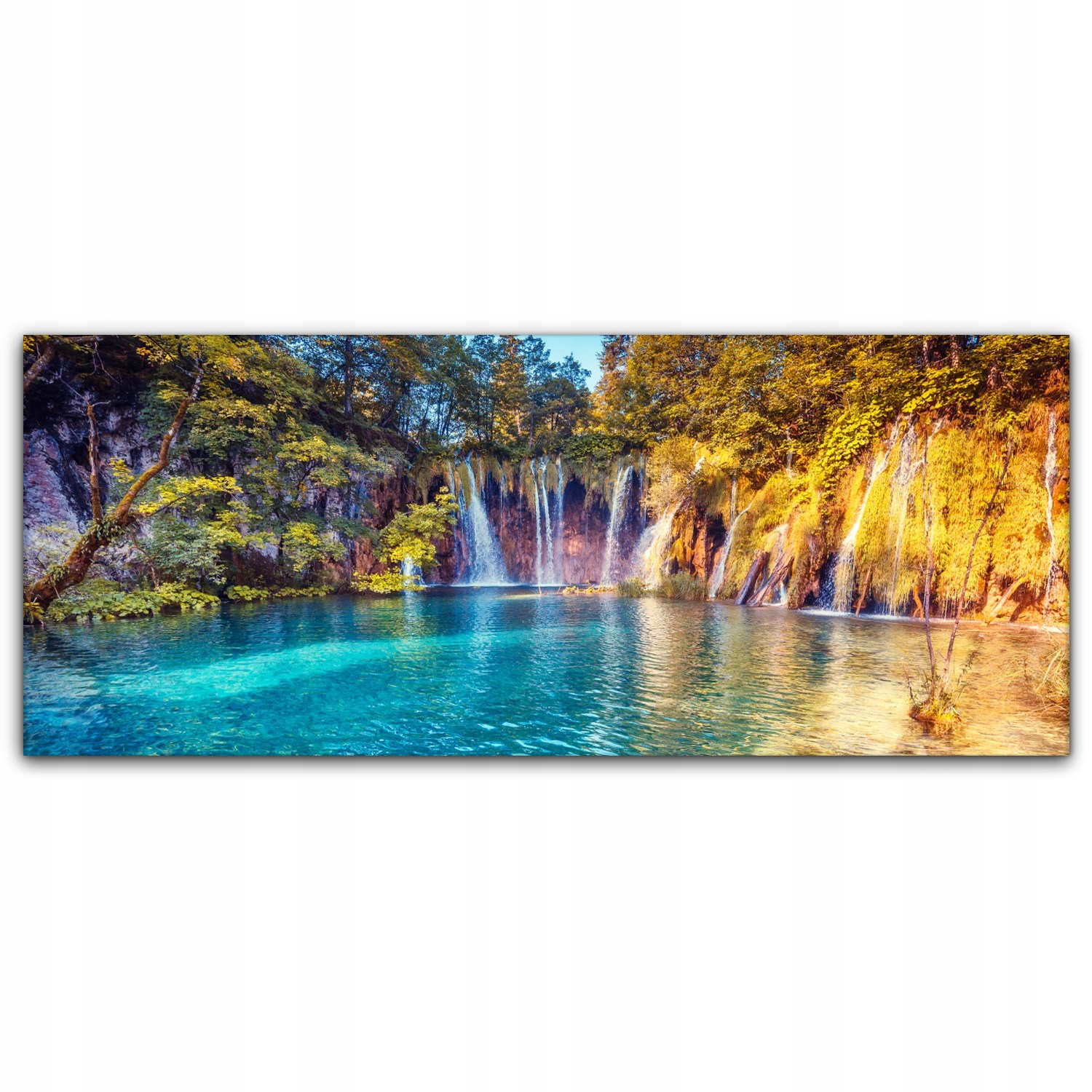 

foto-obraz na płótnie 125x50 Park Jezioro Jesień