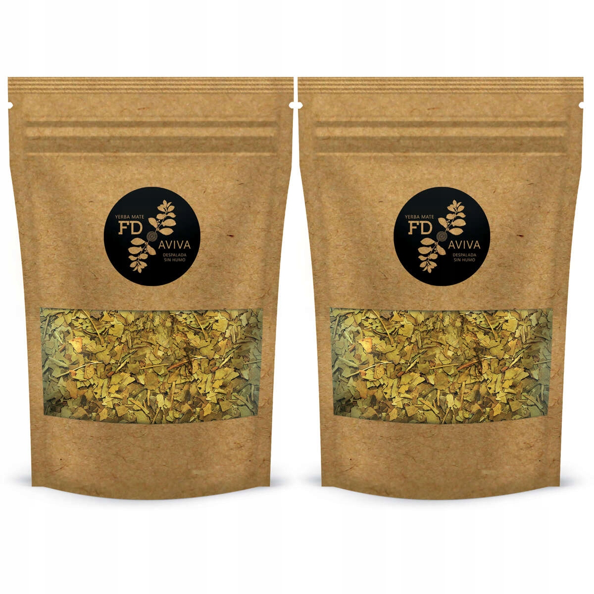 Yerba Mate Fd Aviva desplada bezprašná 1kg Sin Humo Kraftová Premium 2x500g