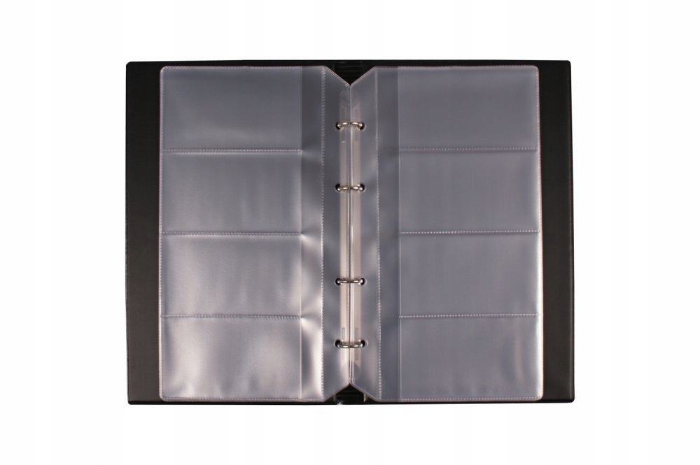 Wizytownik osobisty Biurfol na 200 wizytówek czarn Materiał inny