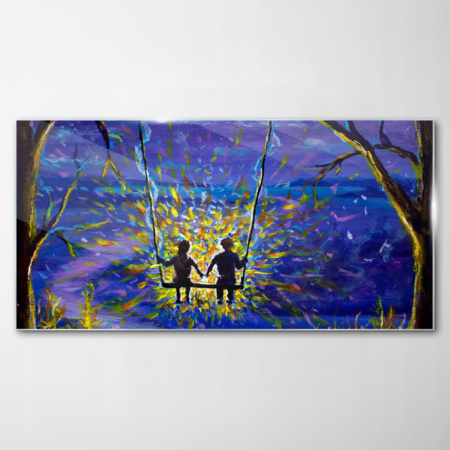 

Hartowany Obraz Szklany Zakochani Ludzie 120x60