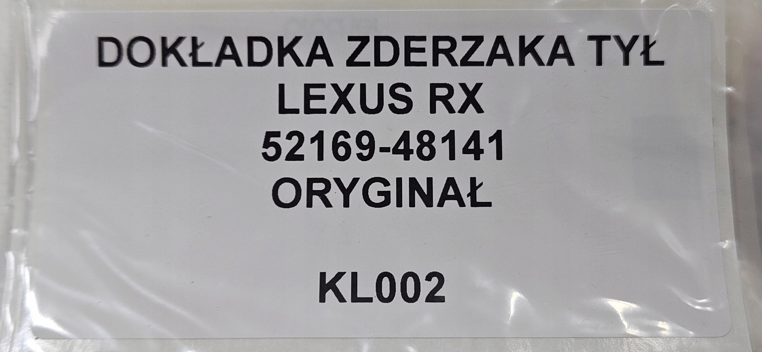 accessori Paraurti posteriore LEXUS RX 52169-48141 ORYG
