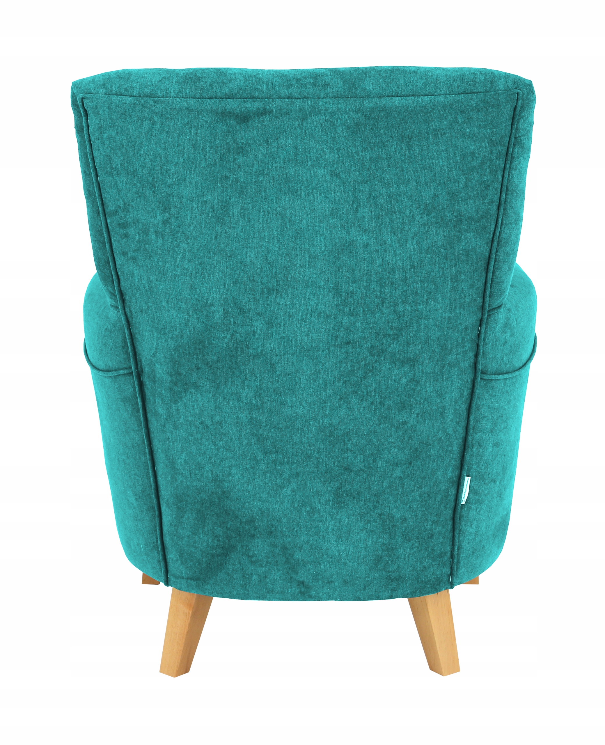 Wygodny Fotel Bristol z Wysokim Oparciem Welur Głębokość mebla 75 cm