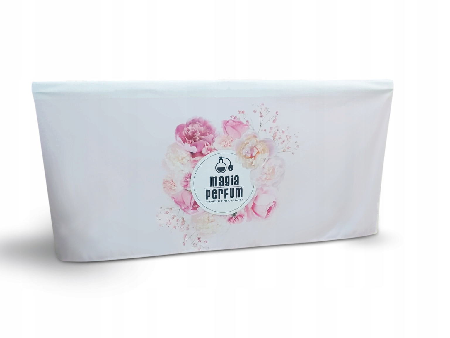 Obrus Reklamowy Wystawowy Eventowy do stołu 180cm Wysokość produktu 75 cm