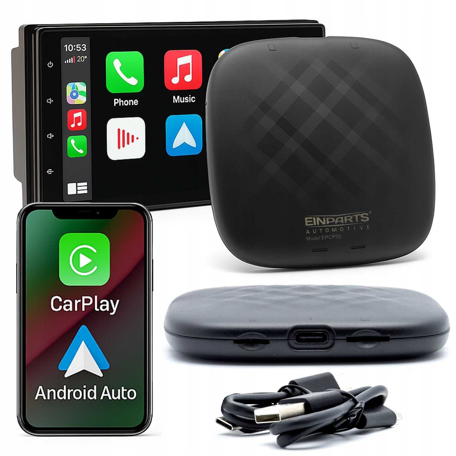Bezdrôtový Carplay Modul Pre Rádio So Systémom Android 11 Einparts