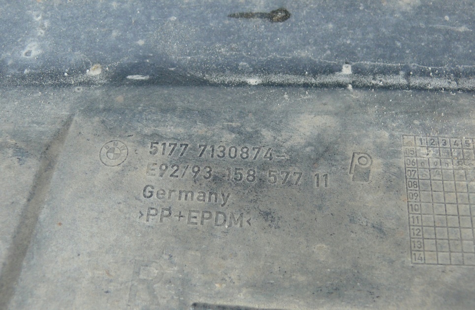 moulding cover cap of the threshold threshold right BMW SERIA 3 E92 E93 7130874