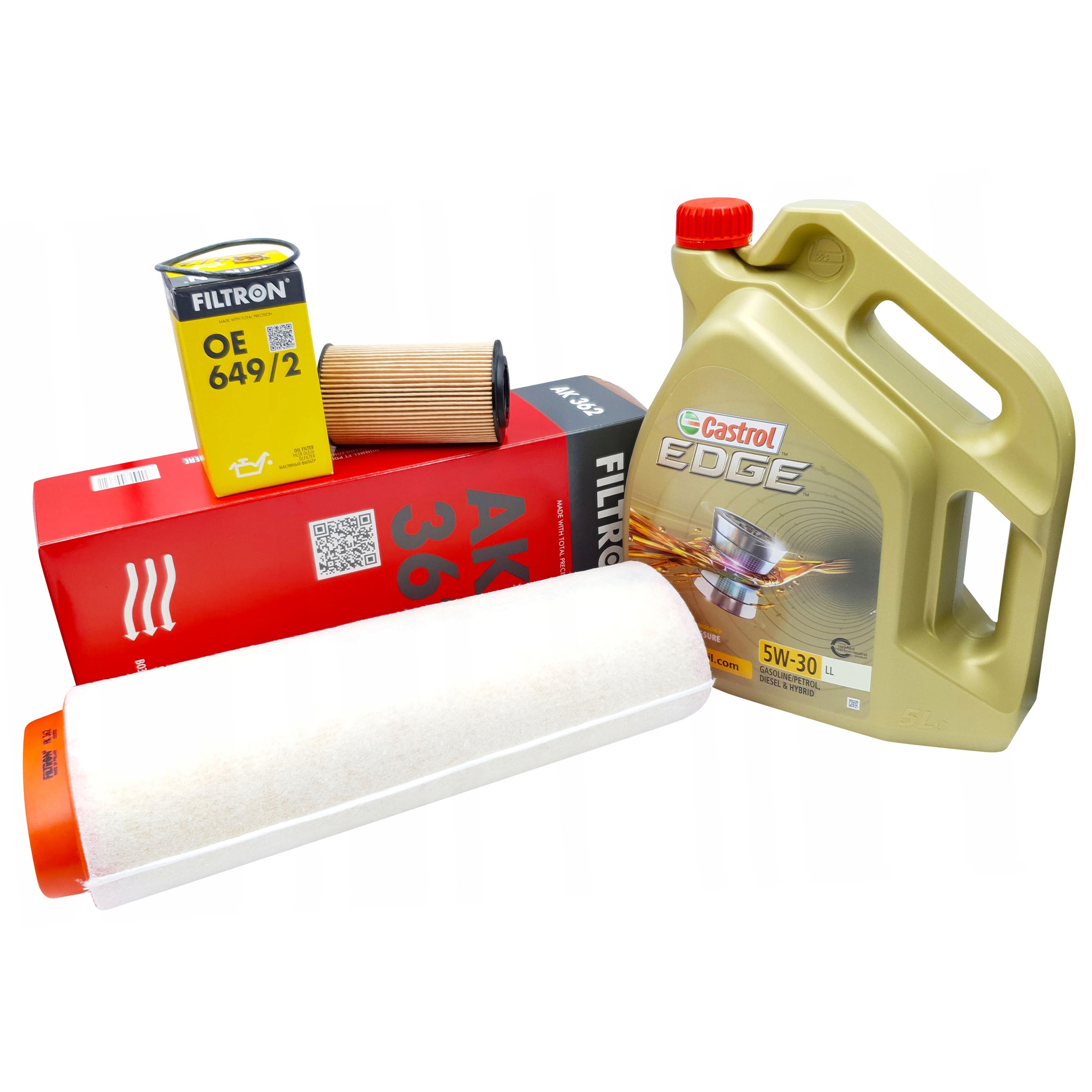 Sada Filtrů 5W30 5L Castrol Bmw E46 318d 320d
