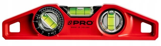 Magnetická vodováha Torpedo Pro s nastavitelným úhloměrem 360", 25 cm