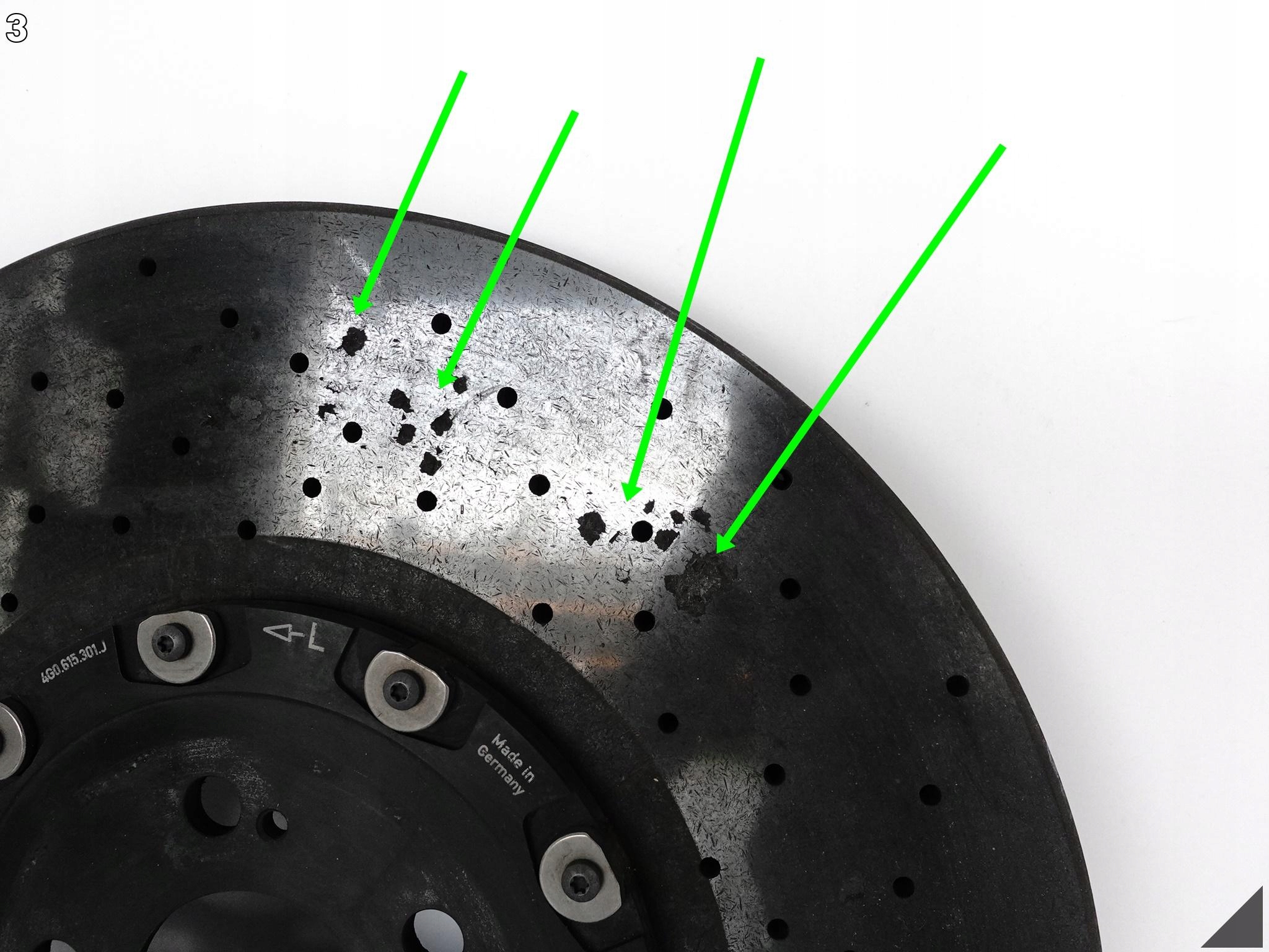 AUDI RS6 4G0 RS7 4G8 C7 disc CERAMICZNA front left 420X40