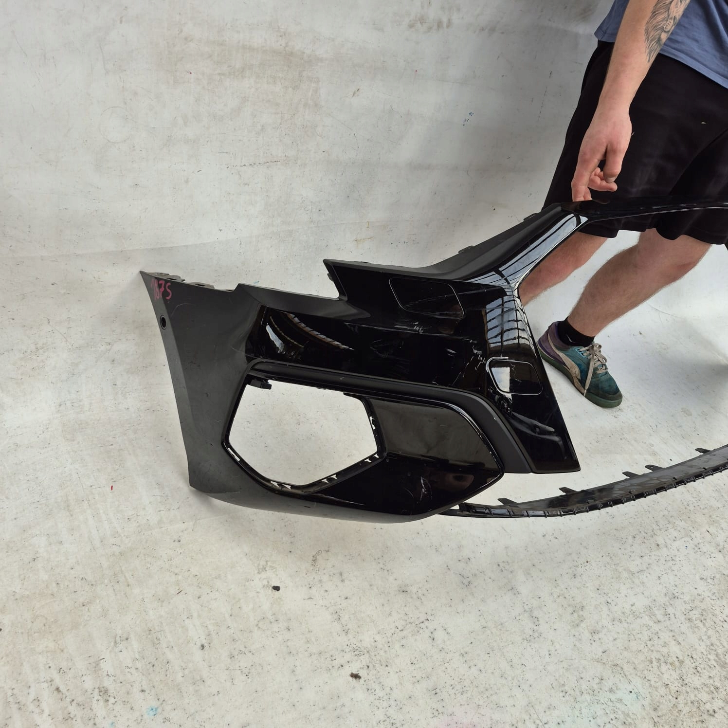 AUDI A3 IV 4 8Y 20-24 bumper front front washer PDC