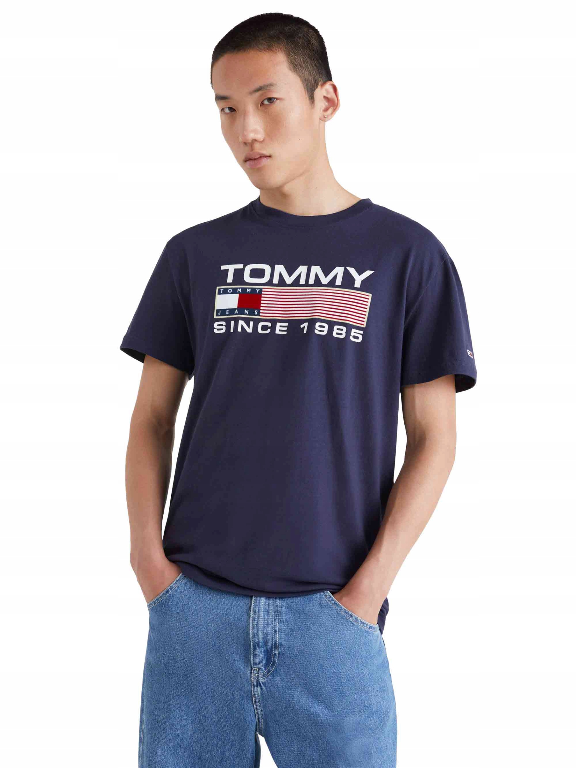 Tommy Hilfiger Tričko Pánské Athletic Navy vel. L