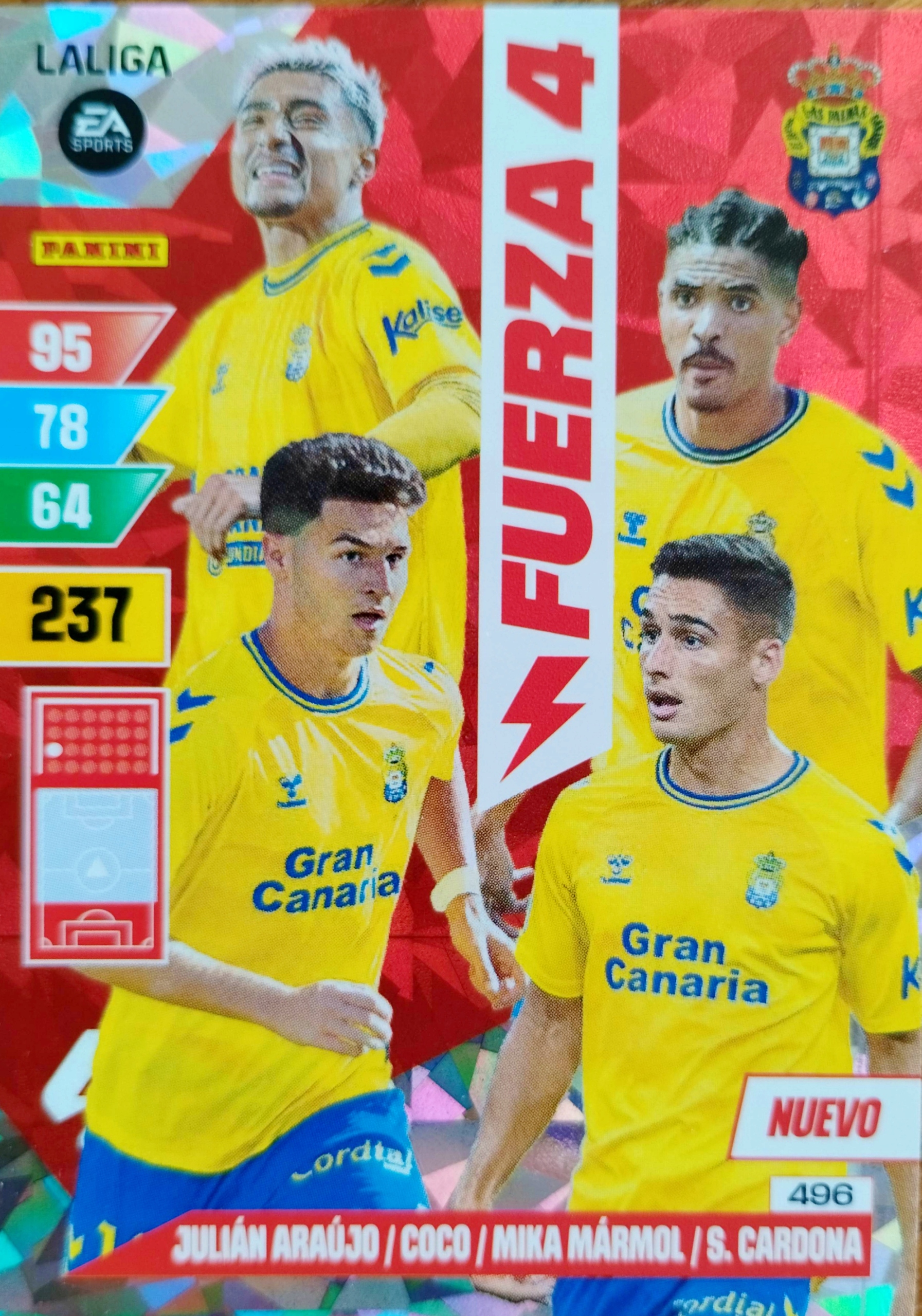 La Liga 2023-24 2024 Fuerza 4 nuevo 496 Las Palmas
