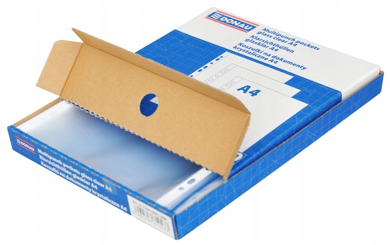 

Koszulki Krystaliczne Donau A4/100 45mic w Pudełku