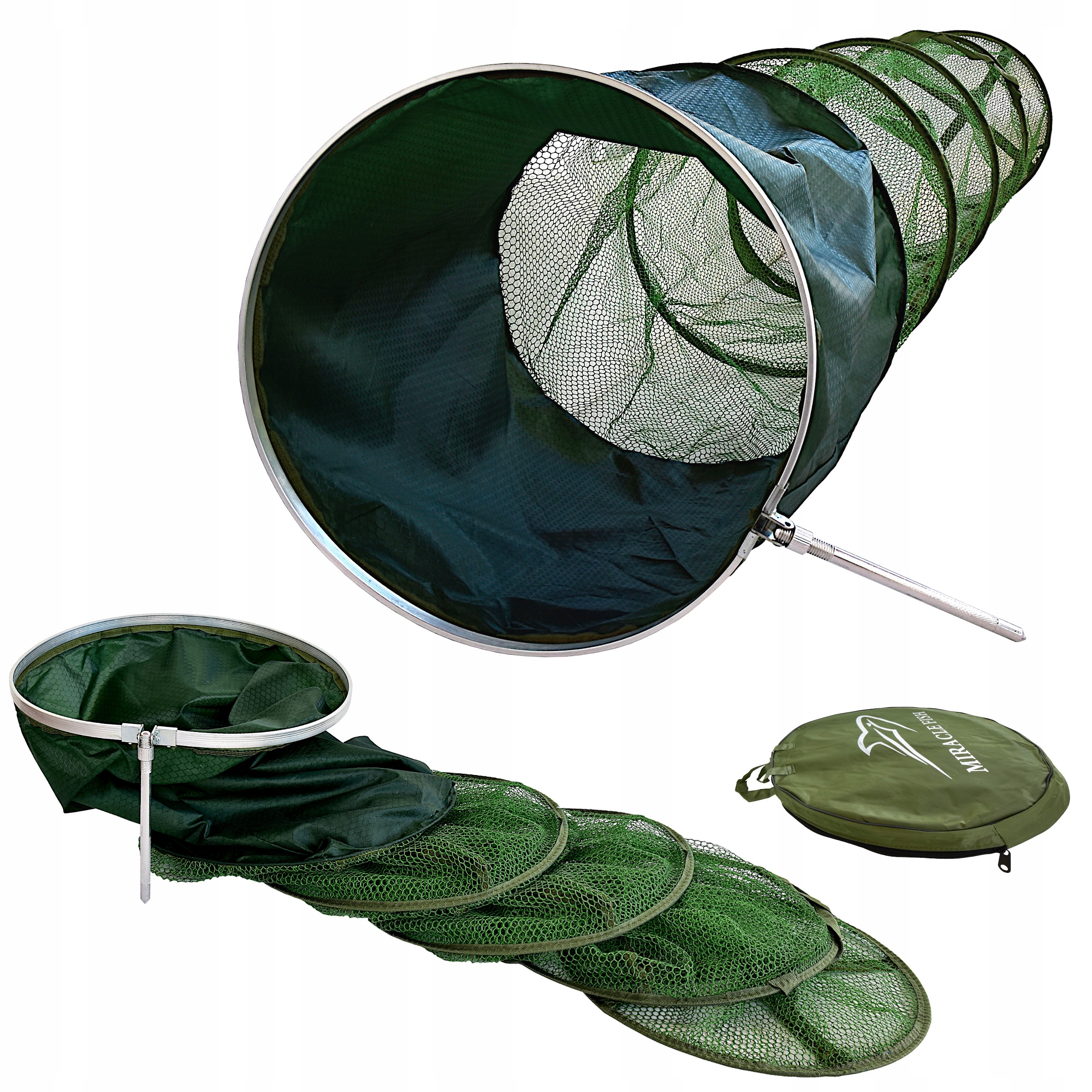 

Siatka na ryby wędkarska ze Sztycą 40cm x 2,5m Gum