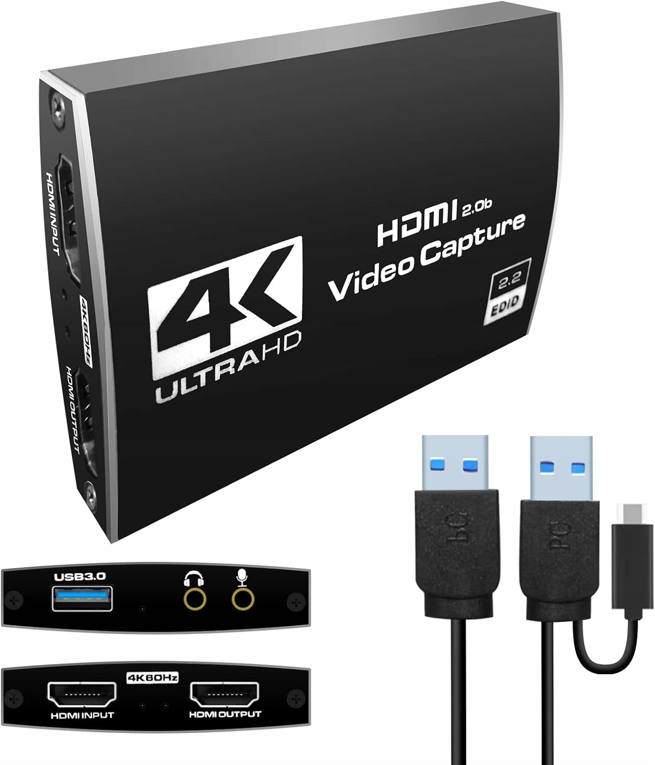 Karta Pro Zachycení Videa Grabber Hdmi 2.0 Usb Streaming Videa 4K