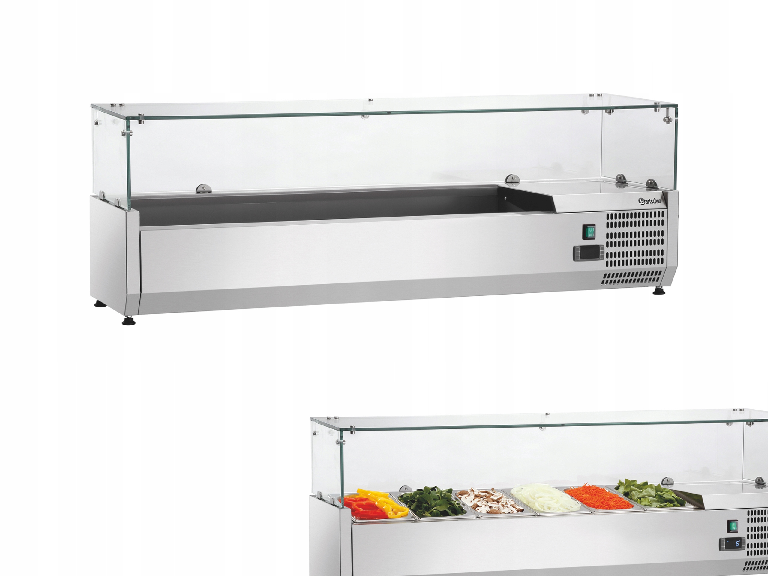 Chladicí Nástavec Se Skleněným Krytem 140 Cm GL4-1401 Bartscher