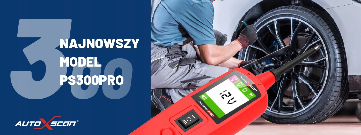 AUTOXSCAN TESTER OBWODÓW CIĄGŁOŚCI PS300PRO FULL MULTIMETR nowy model 2023 Marka AutoXscan