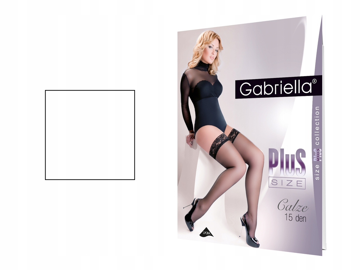 

Pończochy Calze Lycra Plus Size Bianco 5/6