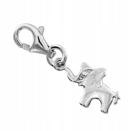 

Srebrny Charms Słonik Słoń Srebro 925 Zawieszka