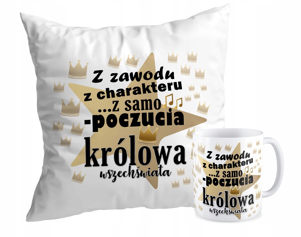 

Zestaw Poduszka + Kubek prezent Dzień Kobiet