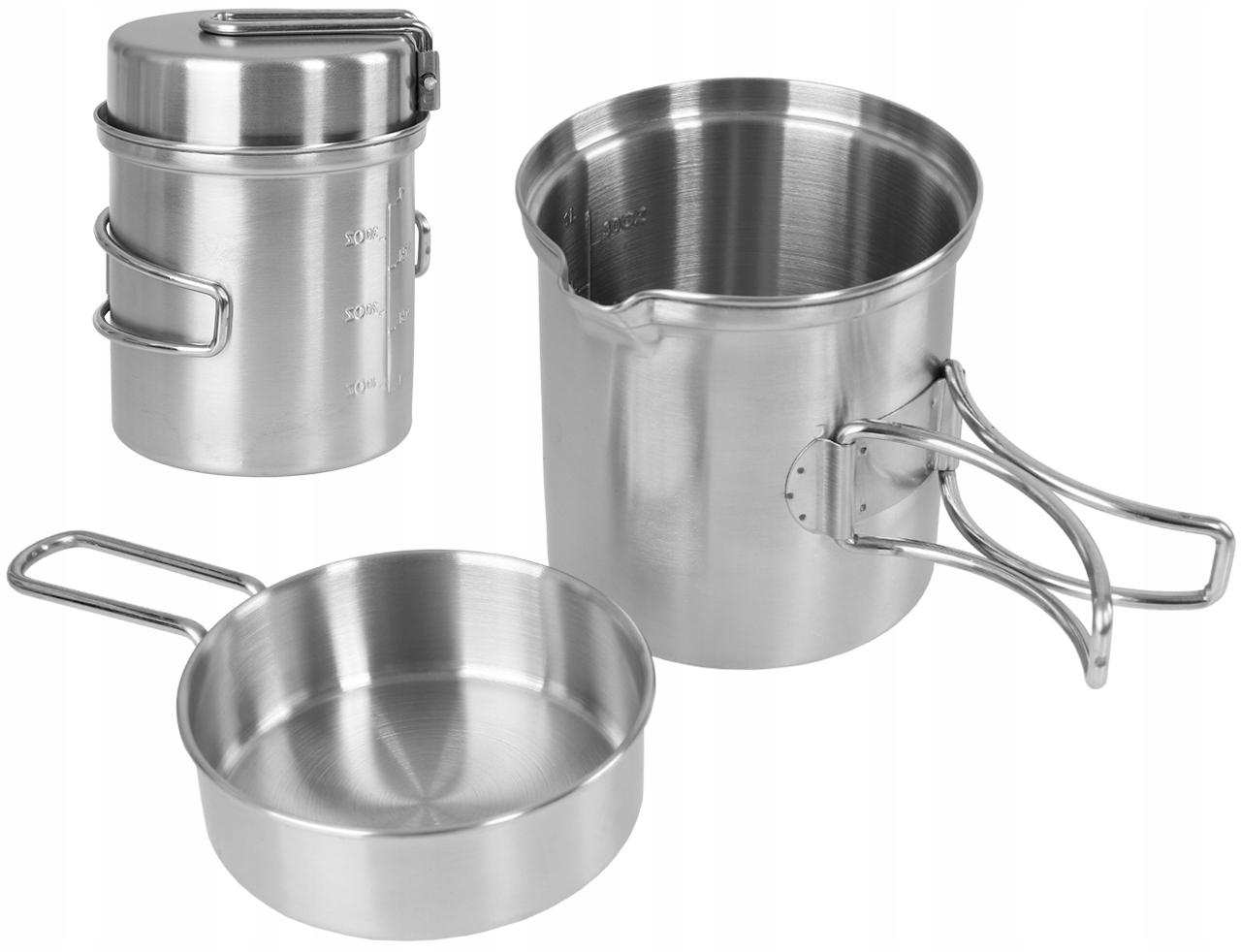 Naczynia turystyczne zestaw na biwak Mfh Fox Outdoor Patelnia Garnek