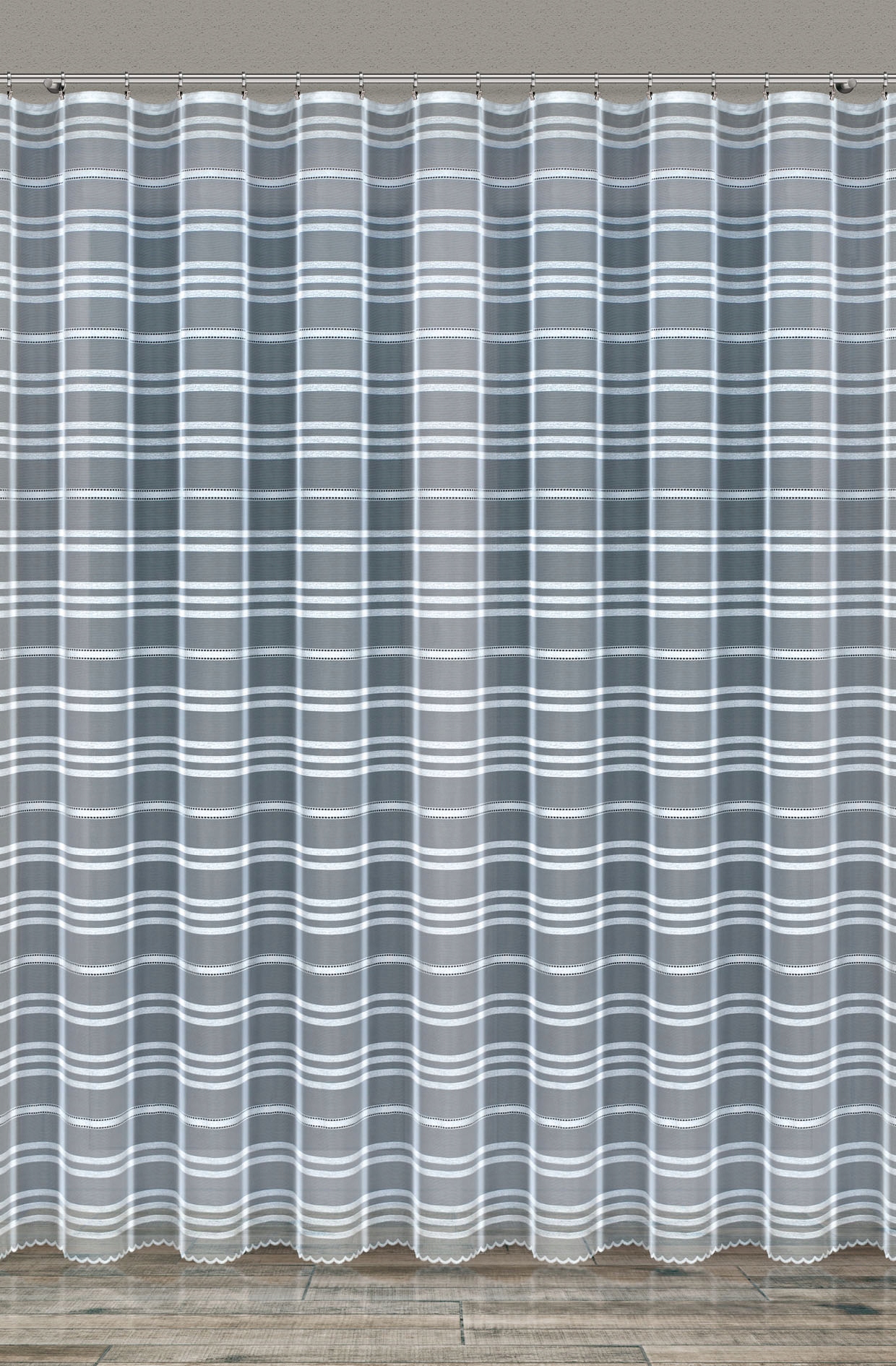 Moderné módne pruhované záclony Elegantné a nadčasové 500x250 a iné