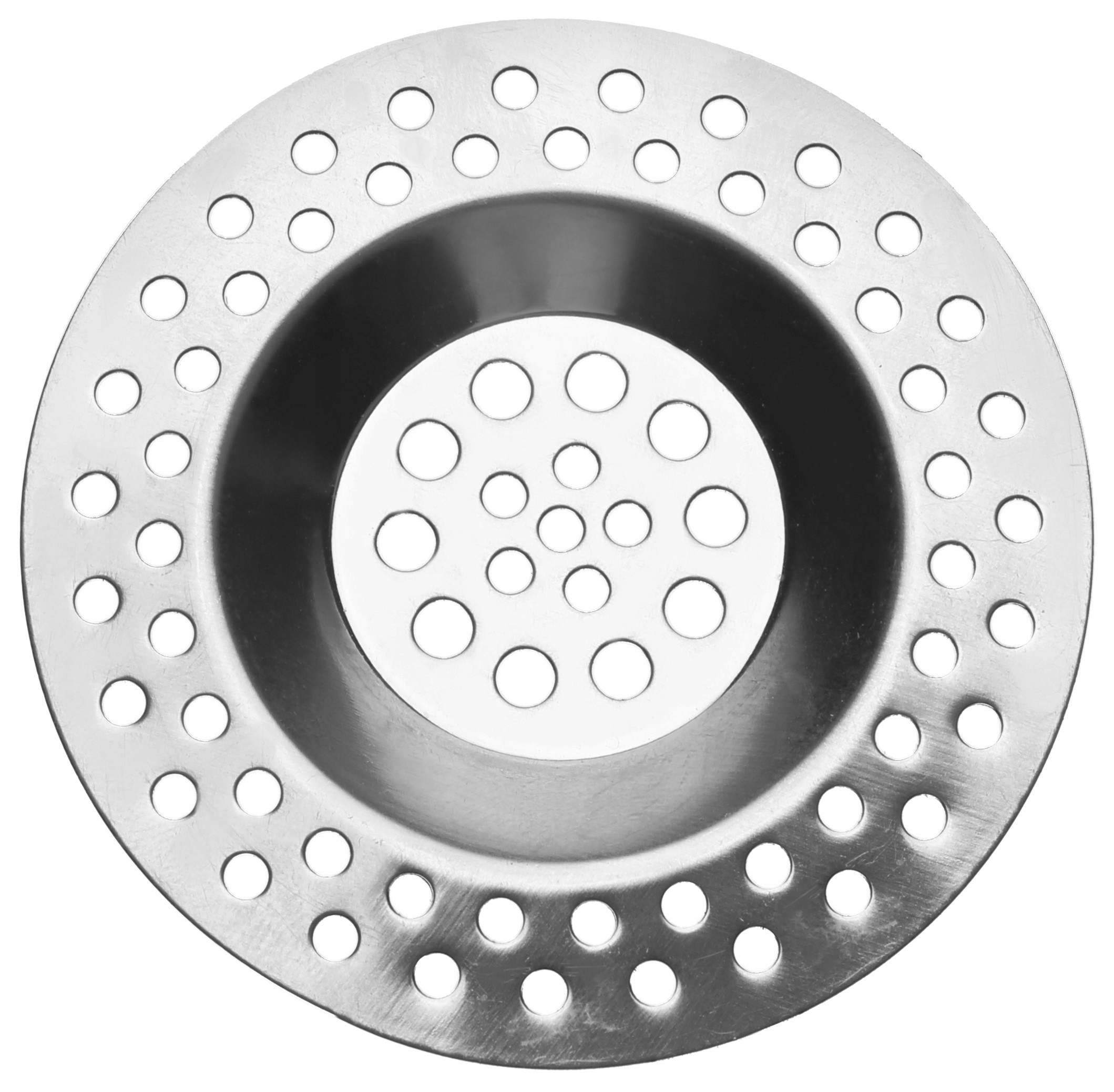 2 X SITKO METALOWE DO ZLEWU UMYWALKI WANNY FILTR Kolor srebrny