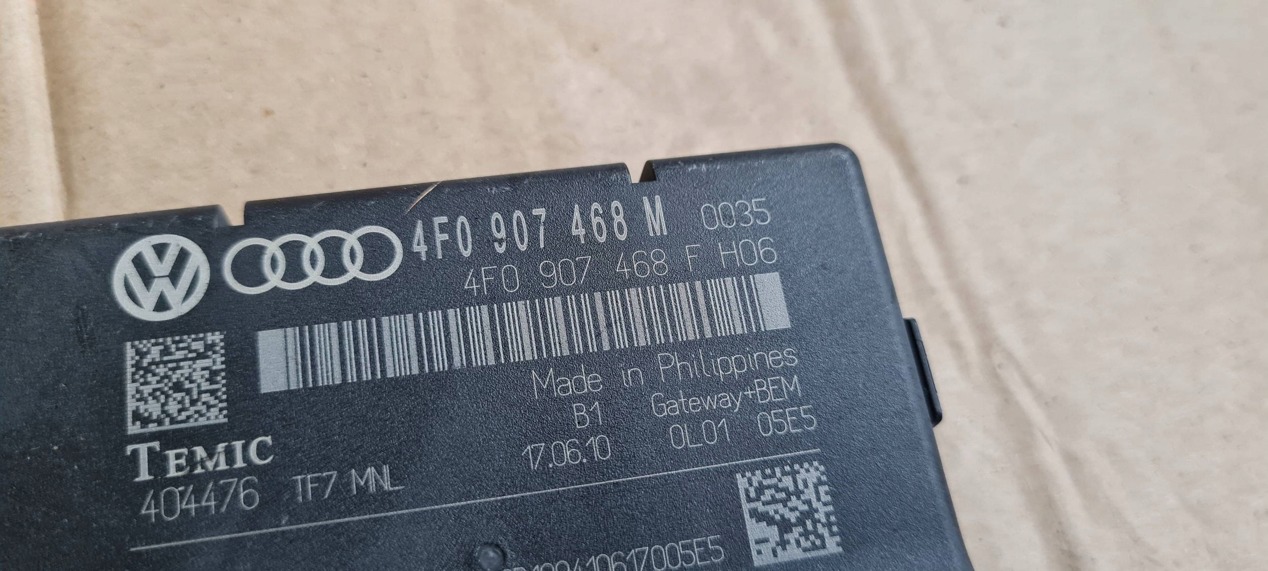 A6 C6 LIFT module control unit GATEWAY 4F0907468M