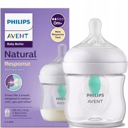 

Avent Response butelka 125 ml z wkładką Air Free