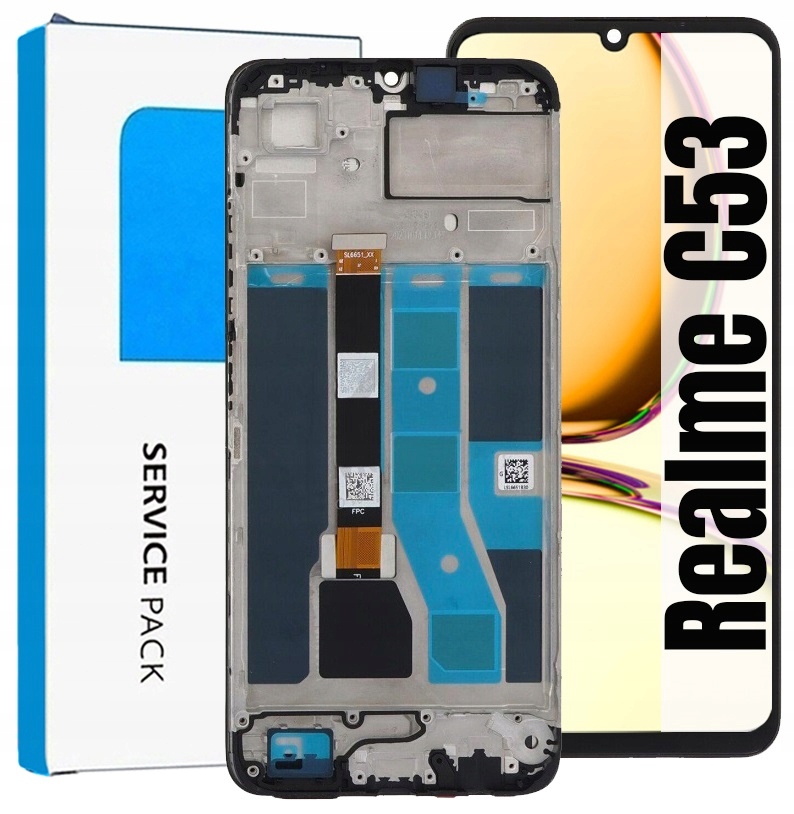 Displej Pro Realme C53 Originální LCD Obrazovka Rámeček