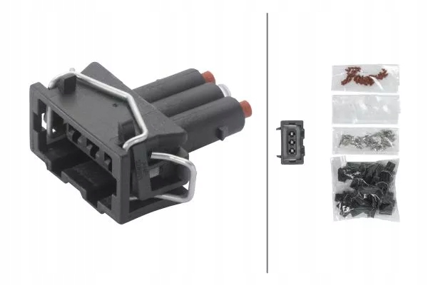 8JD 162 - Штекер провода (количество контактов: 3, прямоугольная форма