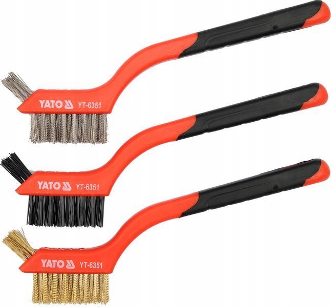 

Yato Zestaw Szczotek Drucianych 3 Sztuki YT-6351