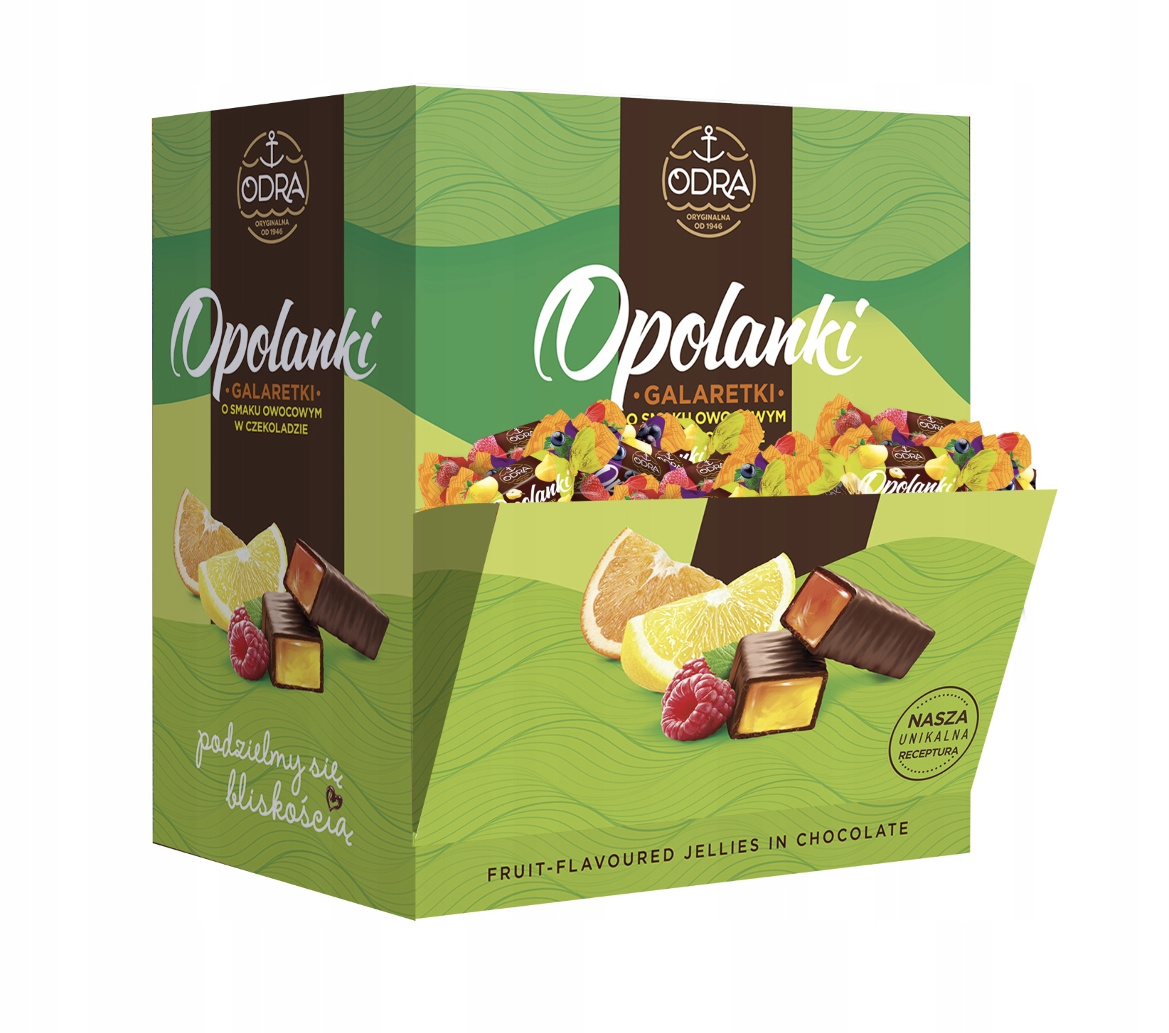 Odra Cukierki Opolanki galaretki w czekoladzie 3 kg