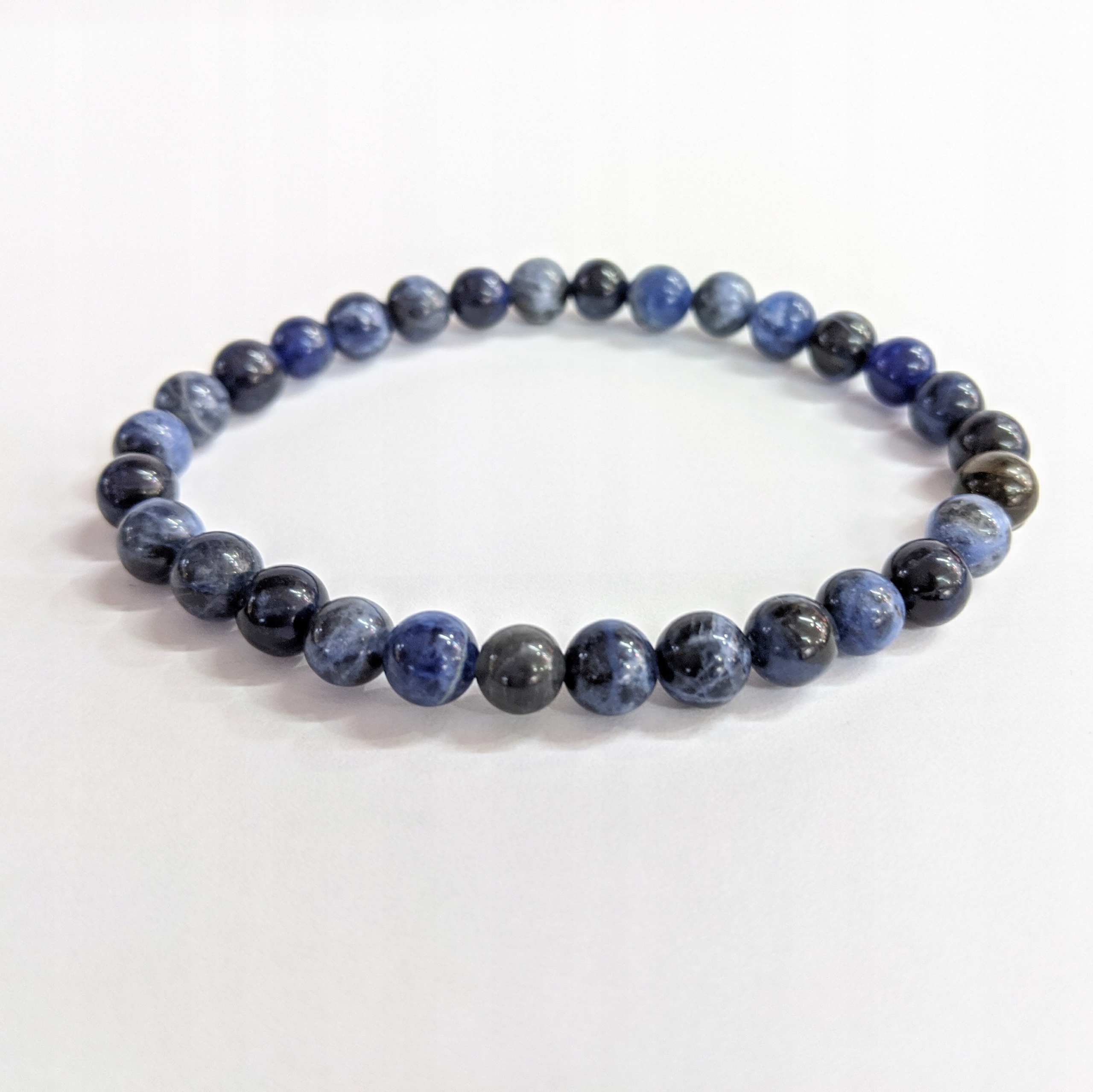 

Bransoletka Kamień Naturalny Sodalit Kulki 6mm