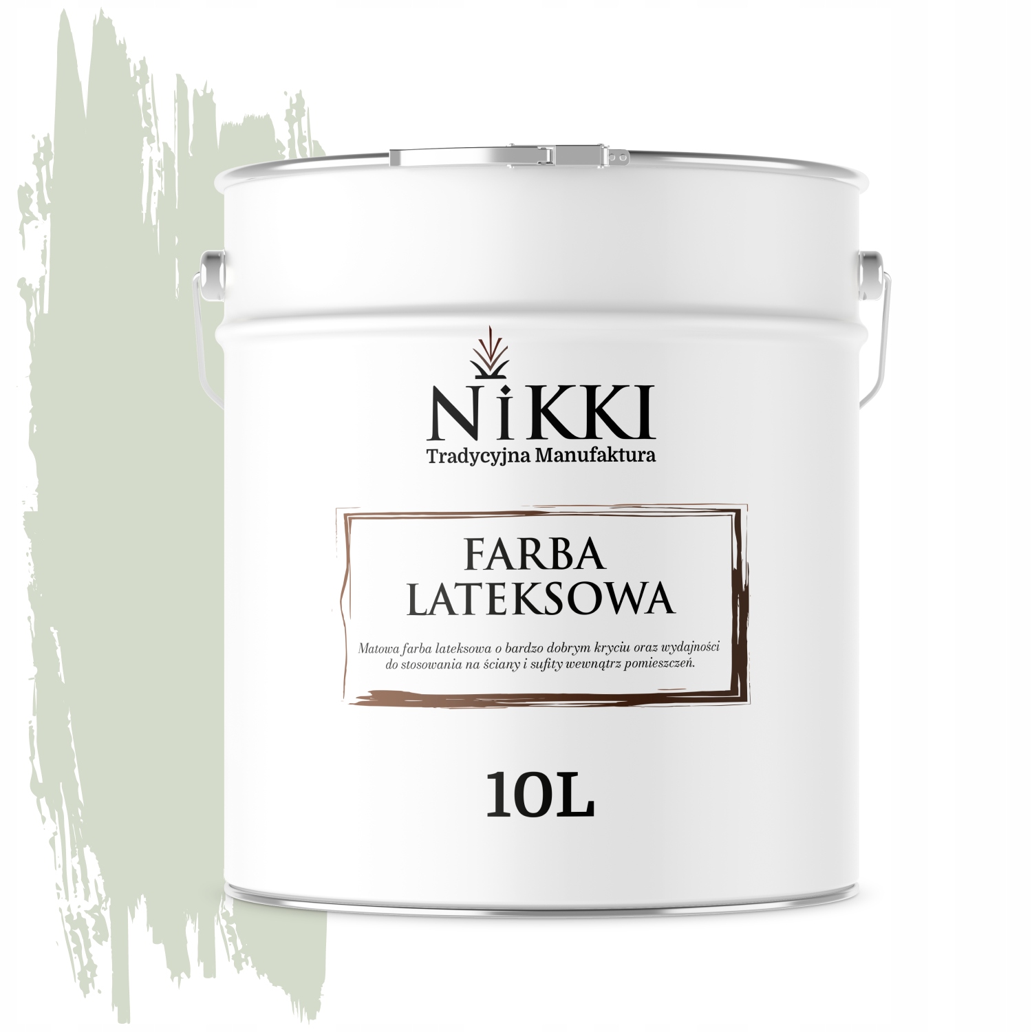 Latexová Farba Na Stenu Olivová Farba Svetlá H2068 10L Hlboká Matná Na Steny