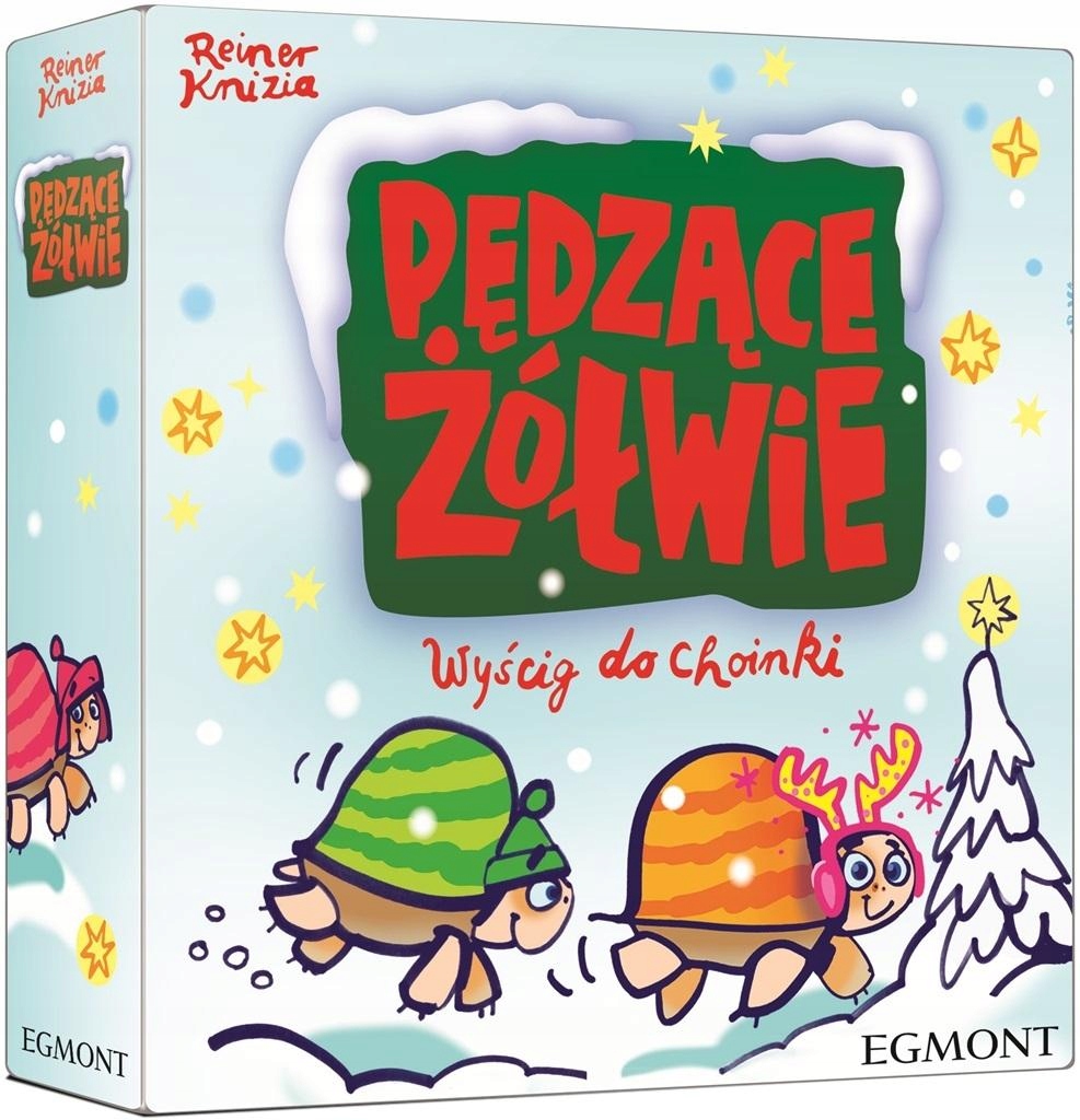 Planszówka Dla Dzieci Gra Pędzące żółwie Christmas Rozwija Umiejętności