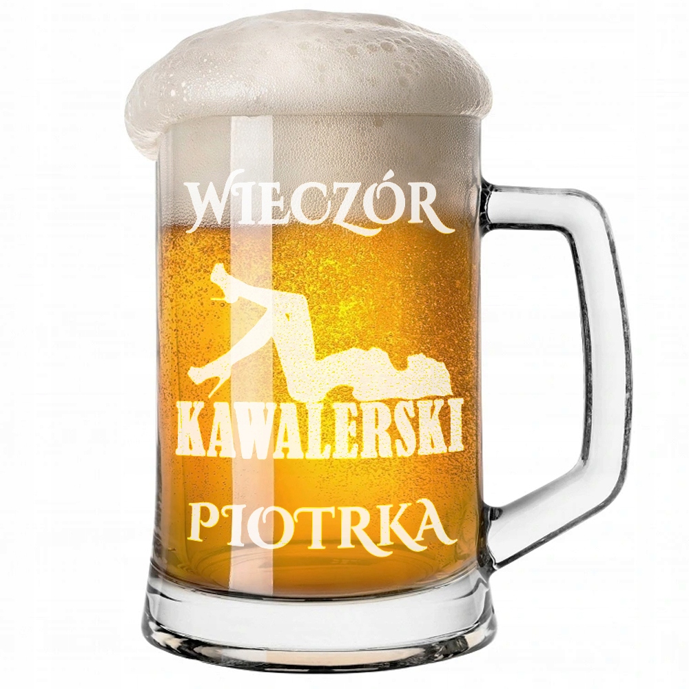 

Kufel Z Grawerem Na Kawalerski + Imie