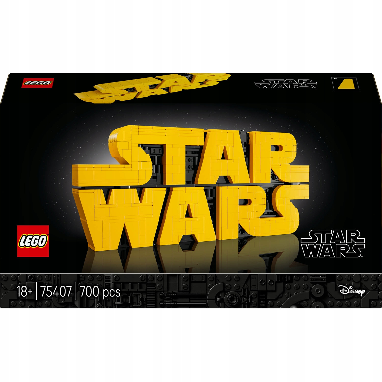 Lego Star Wars 75407 Logo Star Wars z kostek Ozdoba