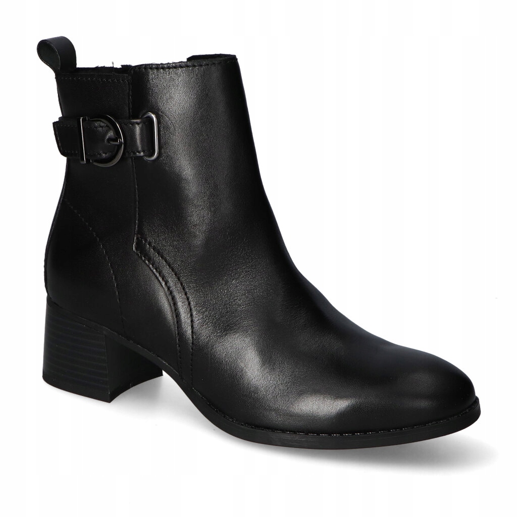 Marco Tozzi 2-25317-45/001 Černé kotníkové Kotníkové Boty 36