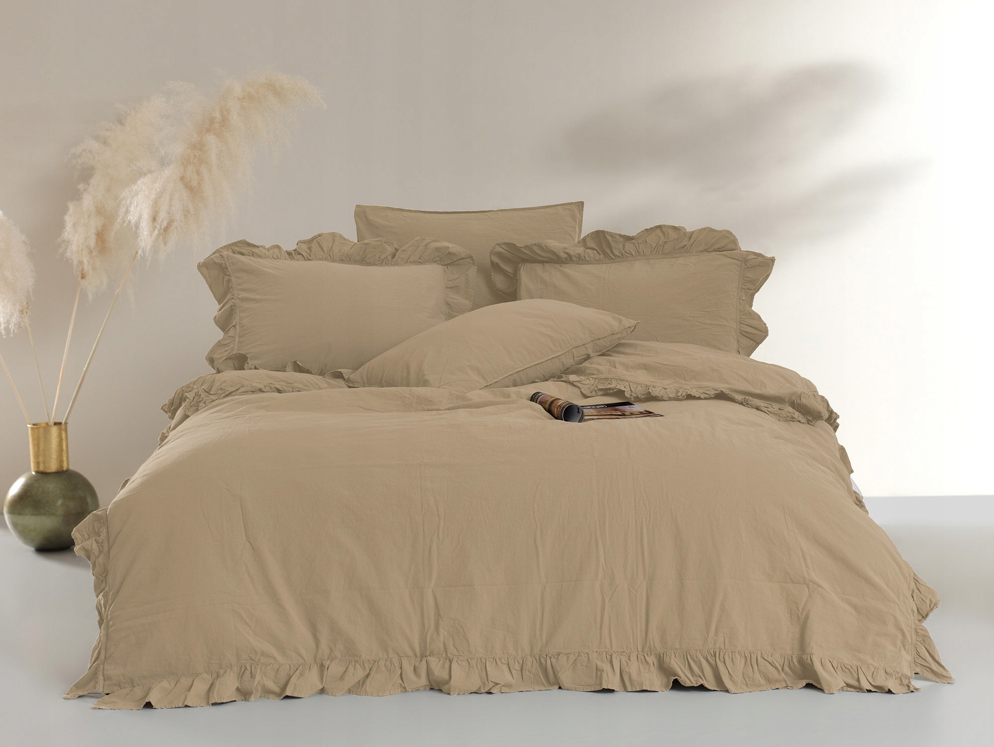 Posteľná Bielizeň Akdeniz BEIGE/220x200(P) Stonewashed