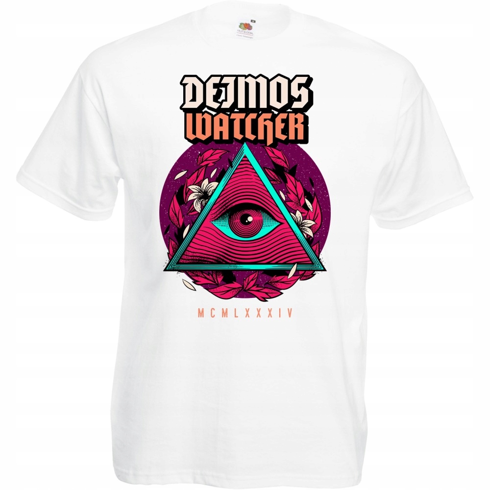 

Koszulka demon watcher oko XXL biała