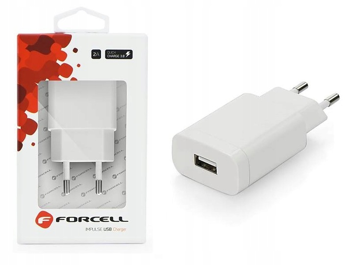 Ładowarka Sieciowa USB 2,4A Quick Charge 3.0