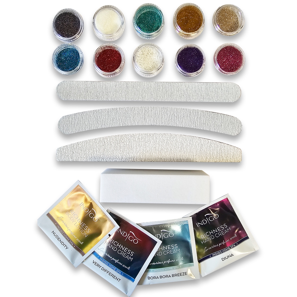 INDIGO PEDICURE BASE BAZA HIMALAYA SALT 7ml + GRATIS Marka Indigo