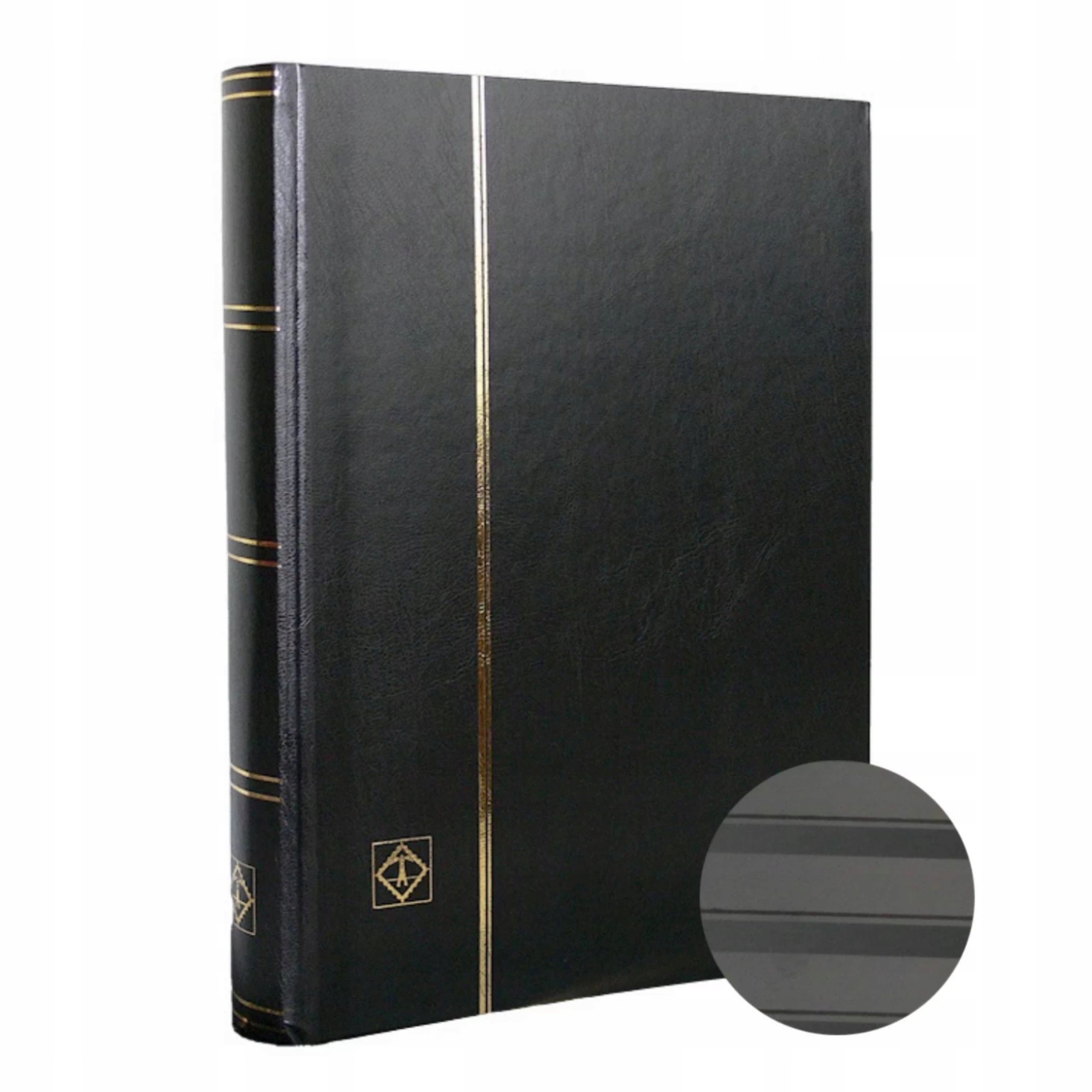 Klaser na známky Basic 64 černých stran Leuchtturm A4 Černý Klasický