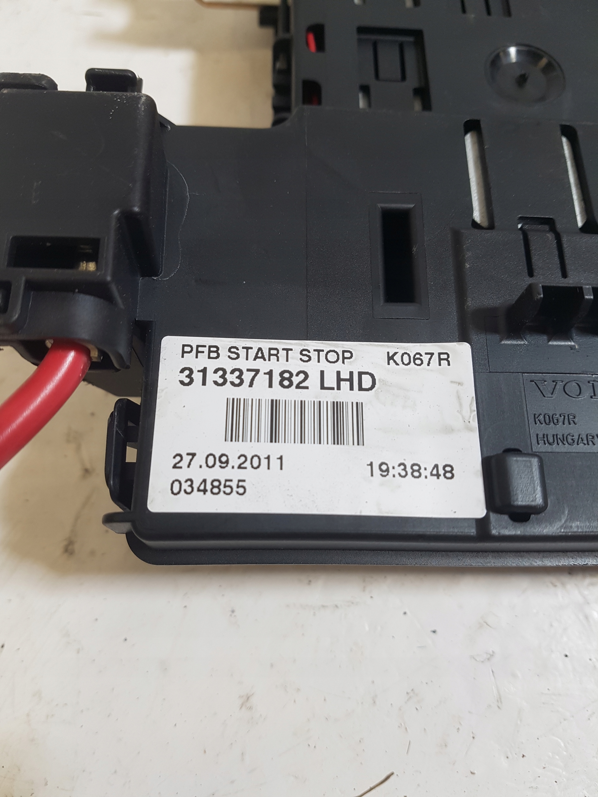 modul Vezerlő egység PFB VOLVO S60 31337182LHD