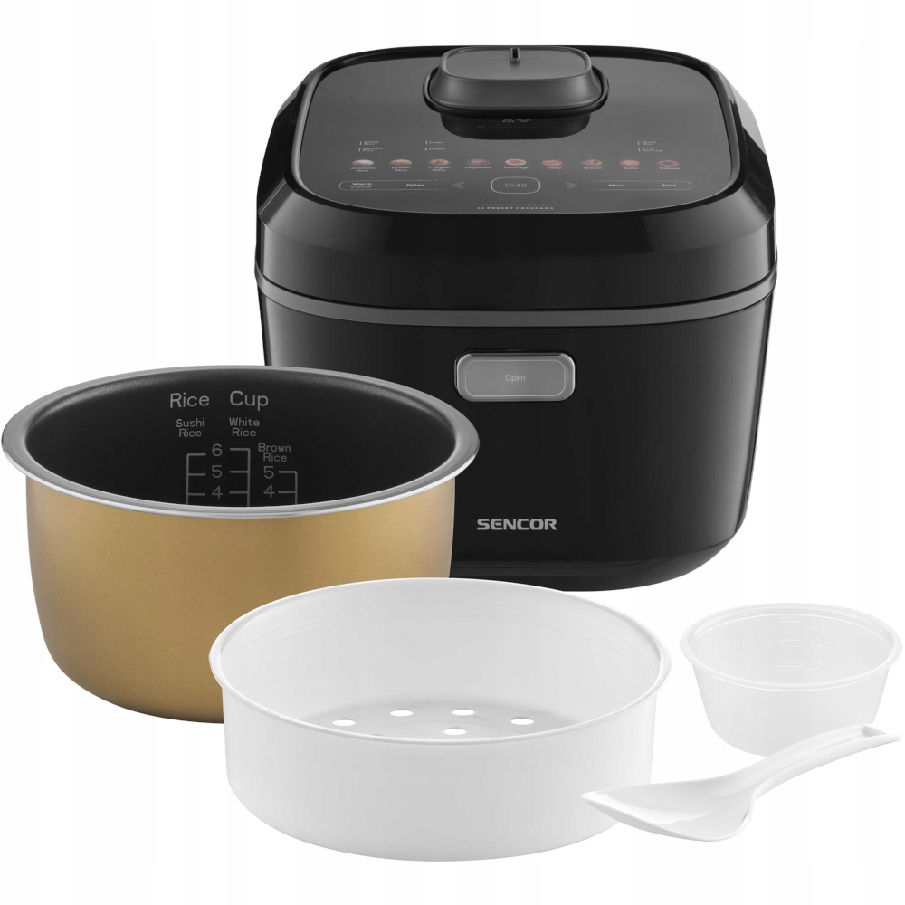 Garnek do gotowania ryżu warzyw Ryżowar 3L Sencor Srm 3900BK Indukcja