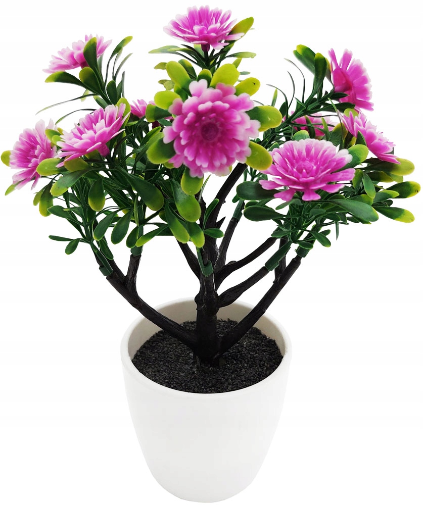 

Sztuczne Kwiaty w doniczce, ozdobne kwiatki 18cm