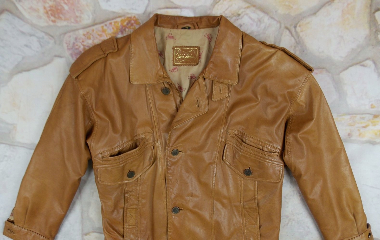 PAOLO NEGRATO KURTKA SKÓRZANA PILOTKA BOMBER 48 Model --