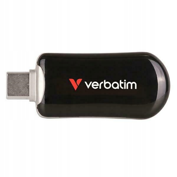 Pendrive Verbatim Plectra 256GB Usb-c fekete/black 30226